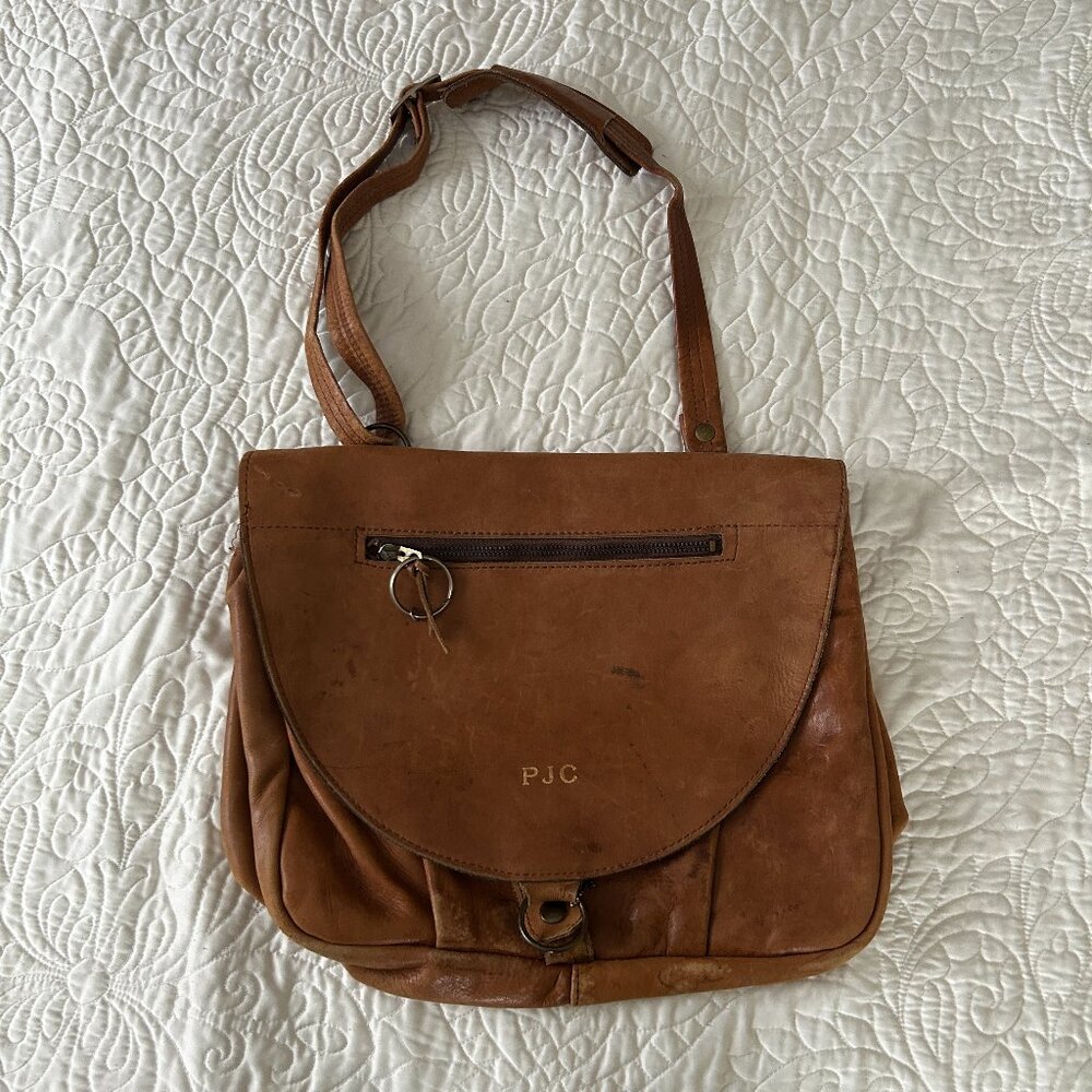 Vintage oleg cassini leather bag